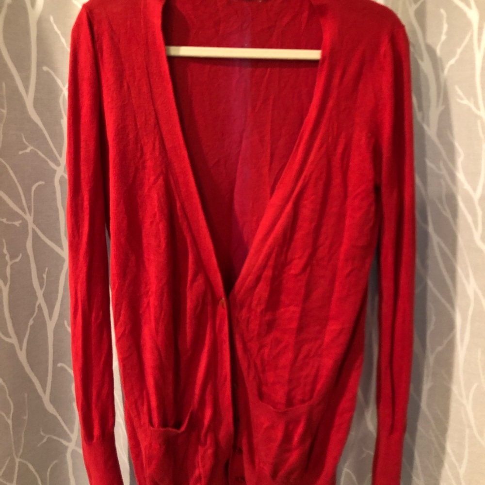 Red cardigan - Picture 3 of 3